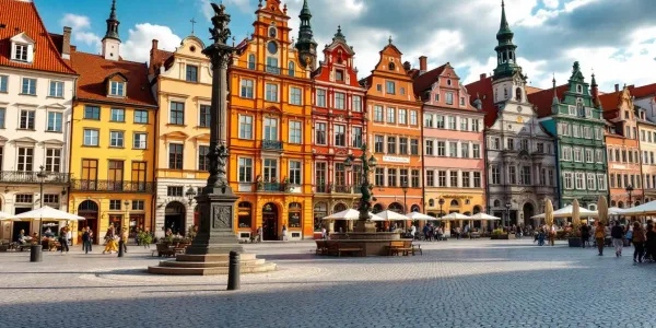 Filming in Warsaw