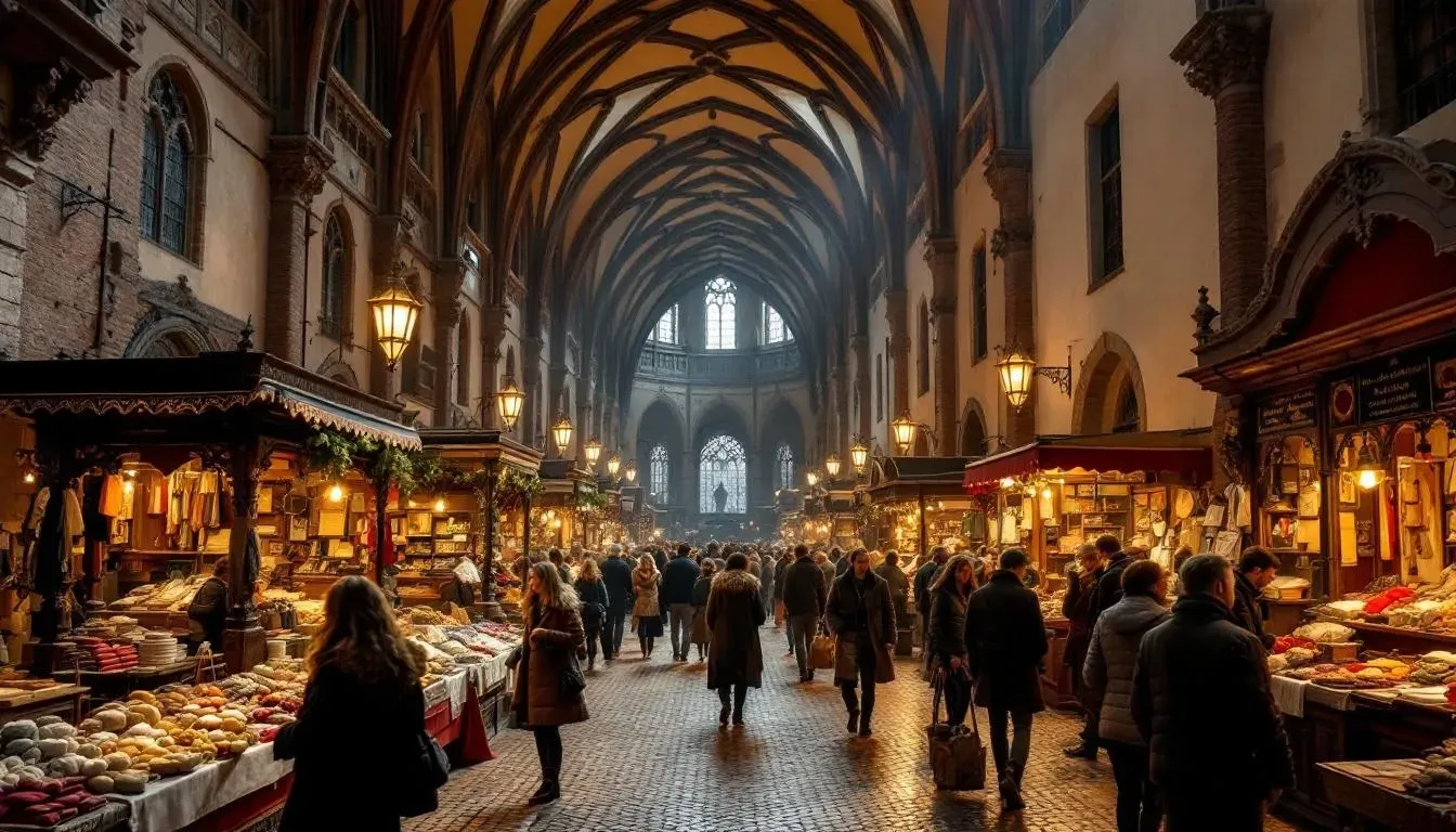 Cloth Hall Krakow - filming location in Poland