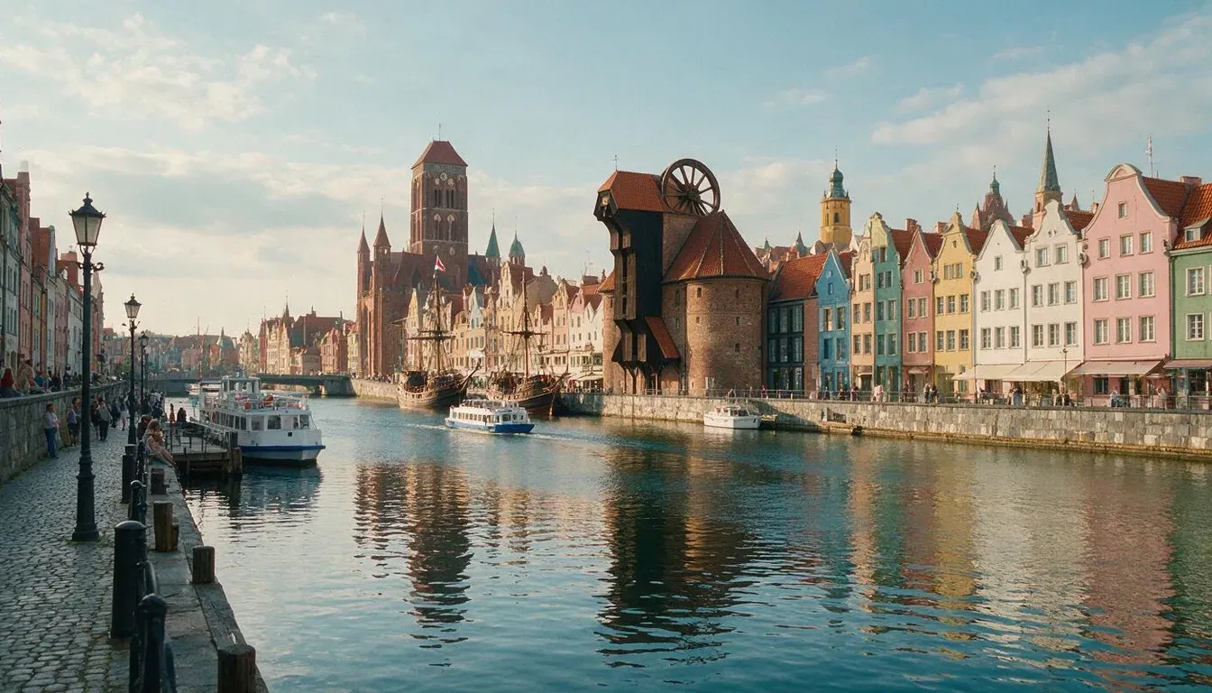 Gdansk Waterfront - filming location in Poland