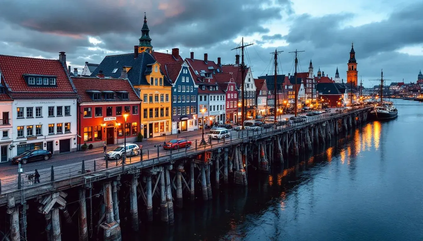 Filming in Gdańsk
