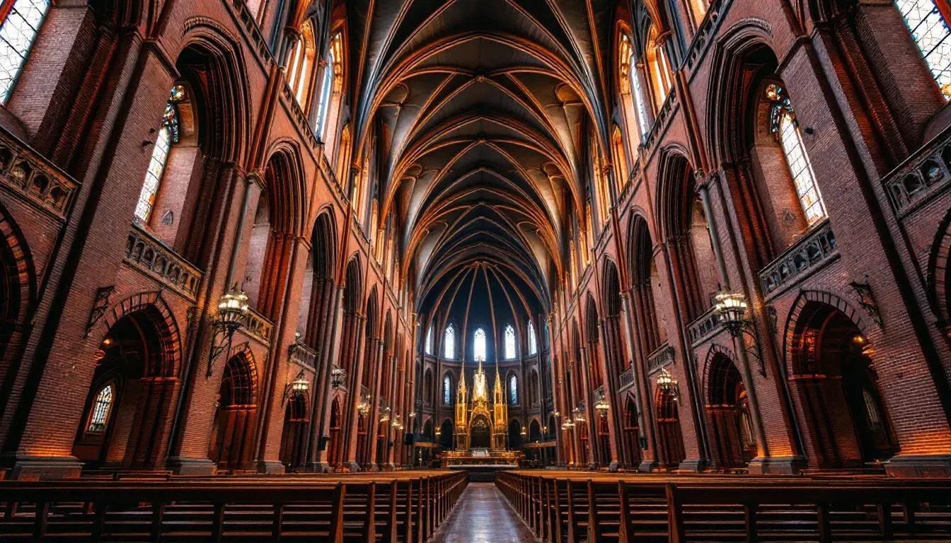 St Mary's Church Gdansk - filming location in Poland