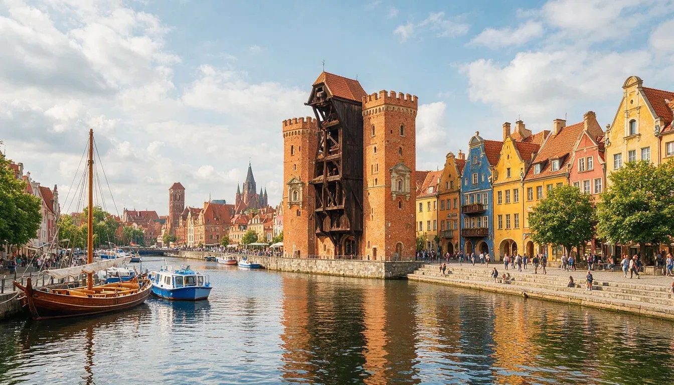 Gdansk Crane - filming location in Poland