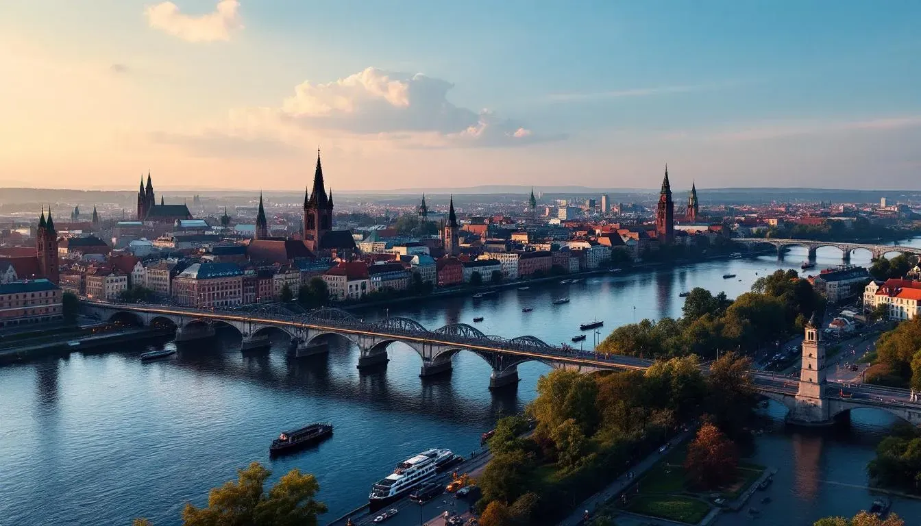 Wroclaw Bridges - filming location in Poland