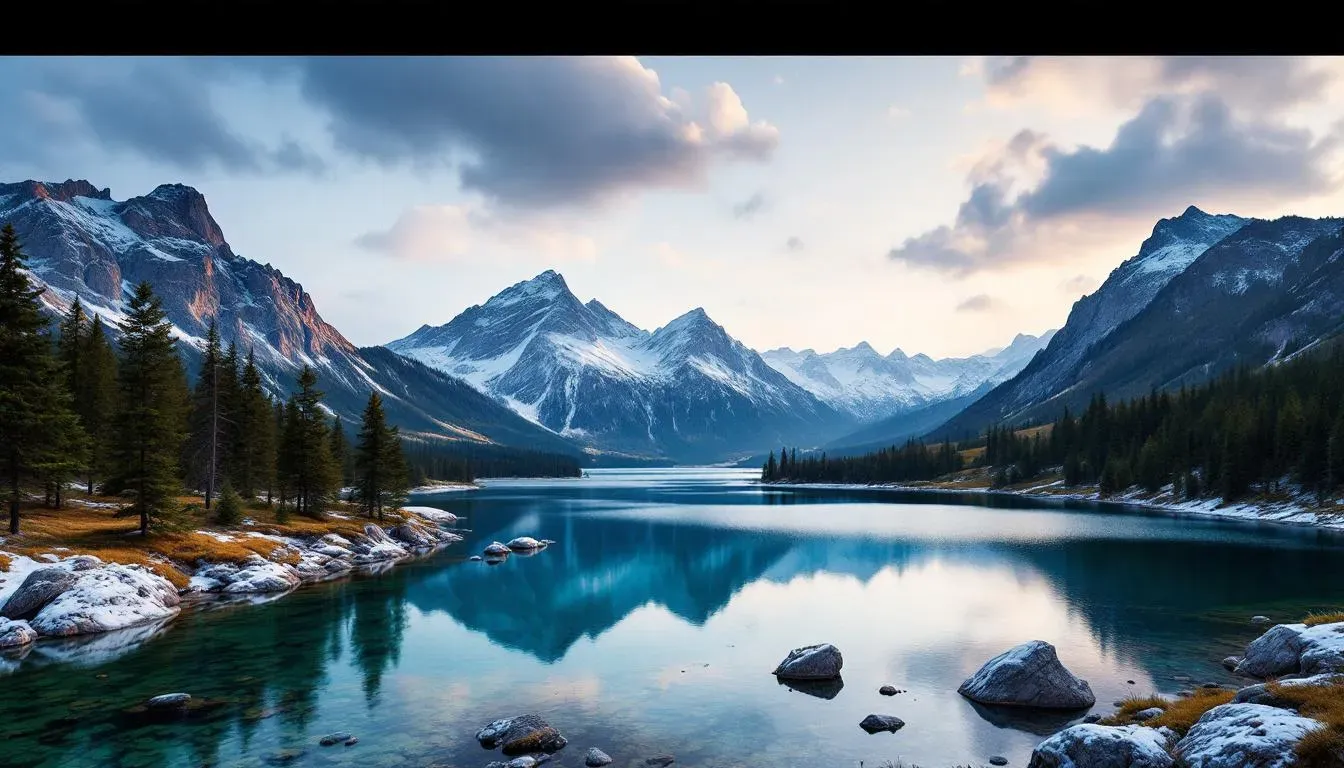 Tatra Mountains lake - filming location in Poland